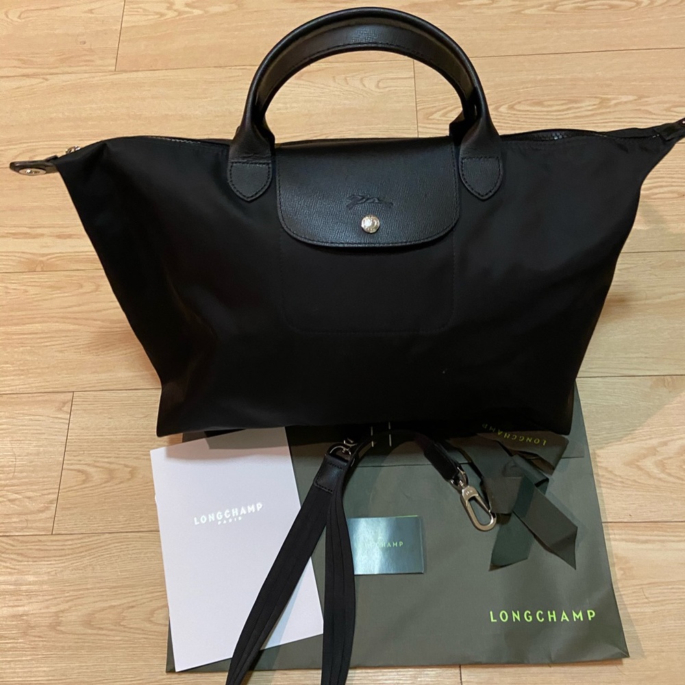 Longchamp Le Pliage Neo Top Handle Crossbody Large